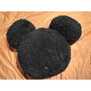 Pottery Barn x Disney Black Mickey Mouse Sherpa Pillow